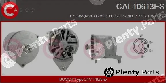 Casco CAL10613ES — Alternator