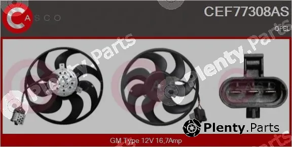 Casco CEF77308AS — Fan, engine cooling
