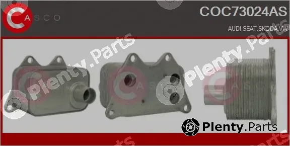 Casco COC73024AS — Oil Cooler, engine oil