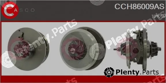 Casco CCH86009AS — Core assembly, turbocharger