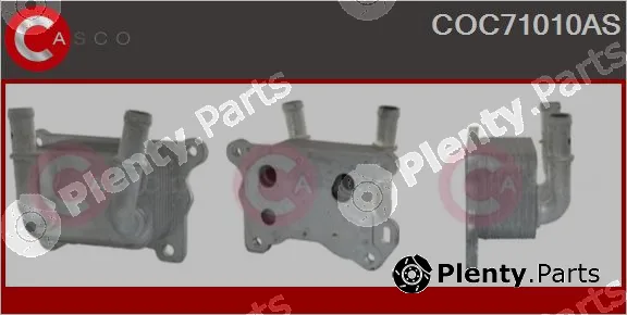 Casco COC71010AS — Oil Cooler, engine oil