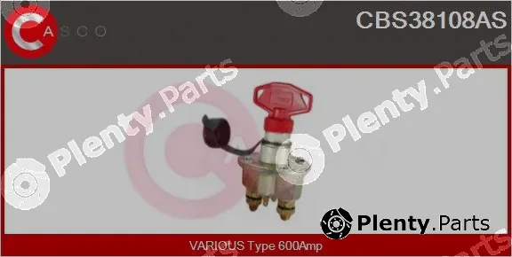 Casco CBS38108AS — Main Switch, battery