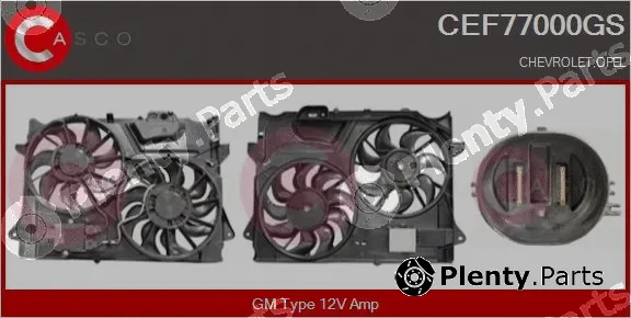 Casco CEF77000GS — Electric Motor, radiator fan