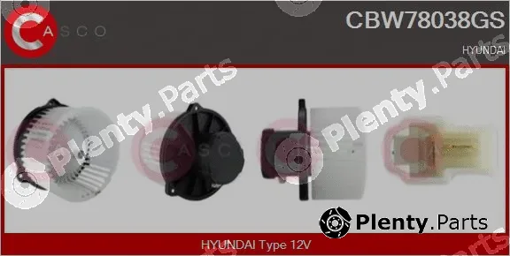Casco CBW78038GS — Interior Blower