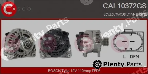 Casco CAL10372GS — Alternator