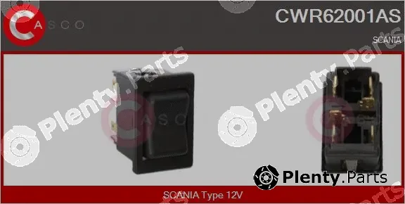 Casco CWR62001AS — Switch, window regulator