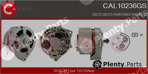 Casco CAL10236GS — Alternator