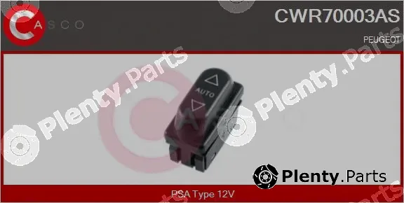 Casco CWR70003AS — Switch, window regulator