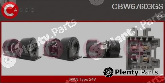 Casco CBW67603GS — Interior Blower