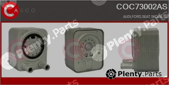 Casco COC73002AS — Oil Cooler, engine oil