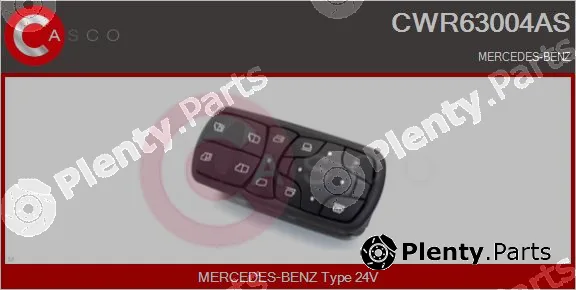 Casco CWR63004AS — Switch, window regulator