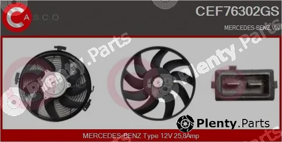 Casco CEF76302GS — Fan, engine cooling