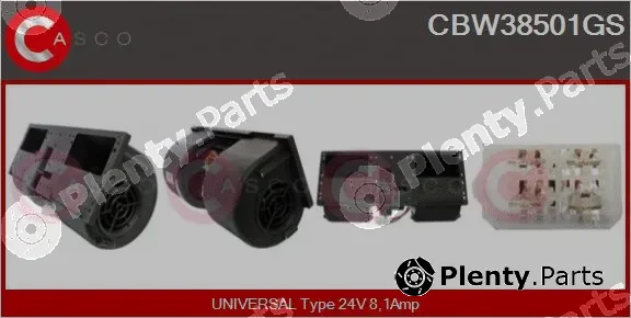 Casco CBW38501GS — Interior Blower
