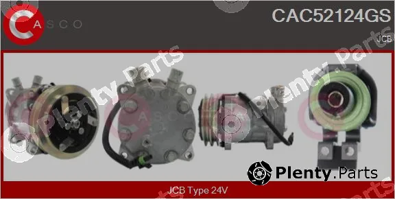 Casco CAC52124GS — Compressor, air conditioning
