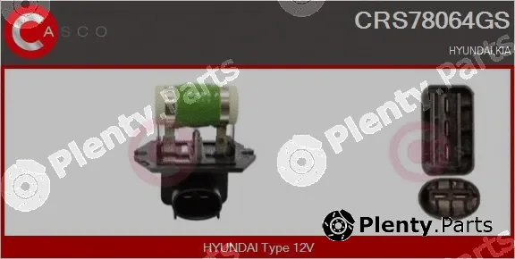 Casco CRS78064GS — Series resistor, electric motor (radiator fan)