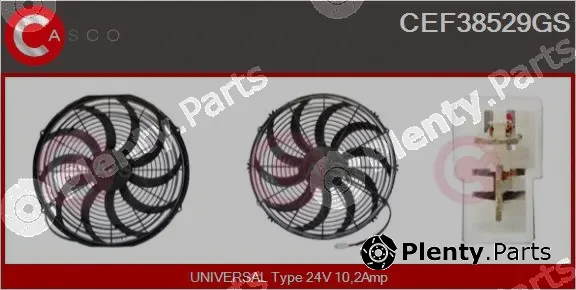 Casco CEF38529GS — Electric Motor, radiator fan