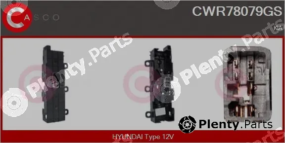 Casco CWR78079GS — Switch, window regulator