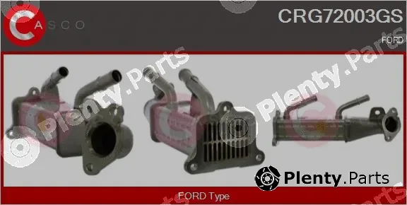 Casco CRG72003GS — Cooler, exhaust gas recirculation