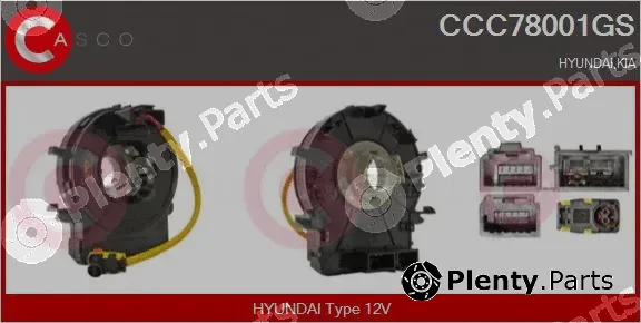Casco CCC78001GS — Clockspring, airbag