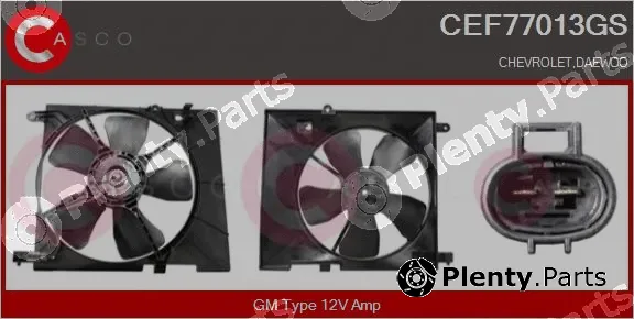 Casco CEF77013GS — Electric Motor, radiator fan