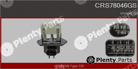 Casco CRS78046GS — Series resistor, electric motor (radiator fan)