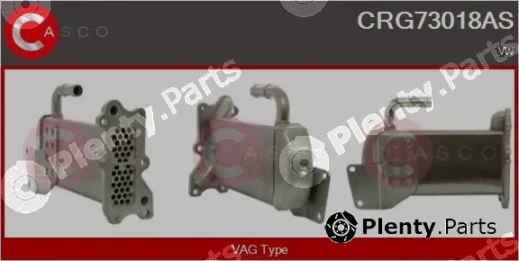 Casco CRG73018AS — Cooler, exhaust gas recirculation