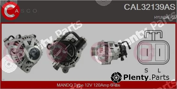 Casco CAL32139AS — Alternator