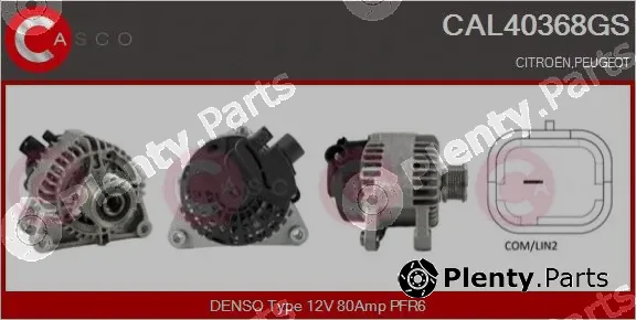 Casco CAL40368GS — Alternator