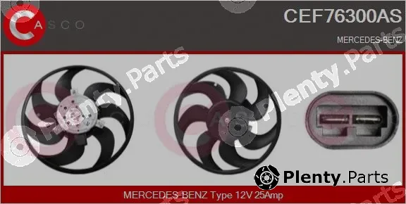 Casco CEF76300AS — Fan, engine cooling
