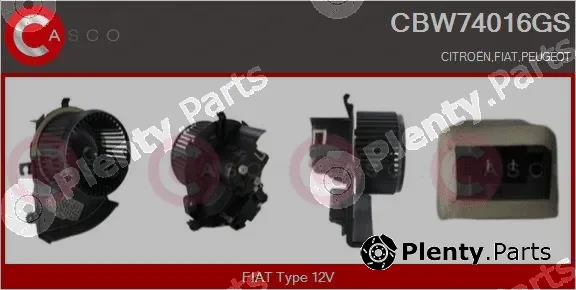 Casco CBW74016GS — Interior Blower