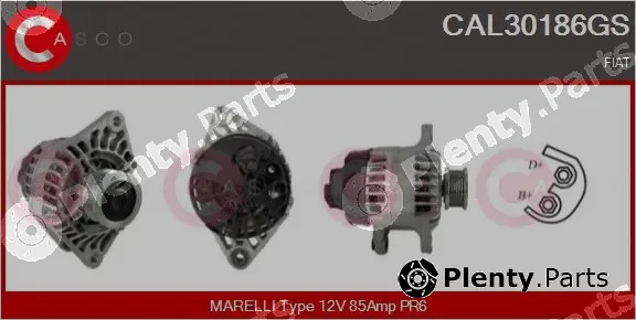 Casco CAL30186GS — Alternator