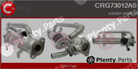 Casco CRG73012AS — Cooler, exhaust gas recirculation