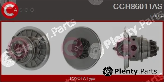 Casco CCH86011AS — Core assembly, turbocharger