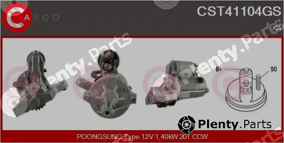 Casco CST41104GS — Starter