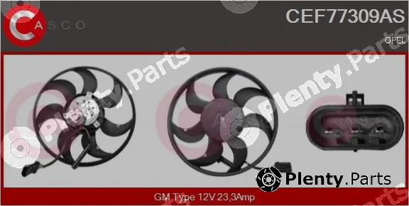 Casco CEF77309AS — Fan, engine cooling