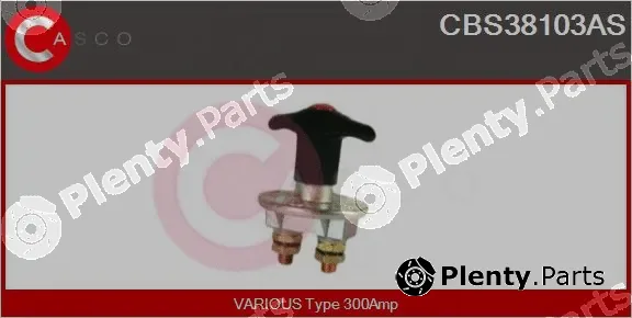Casco CBS38103AS — Main Switch, battery