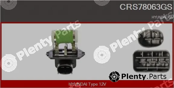 Casco CRS78063GS — Series resistor, electric motor (radiator fan)