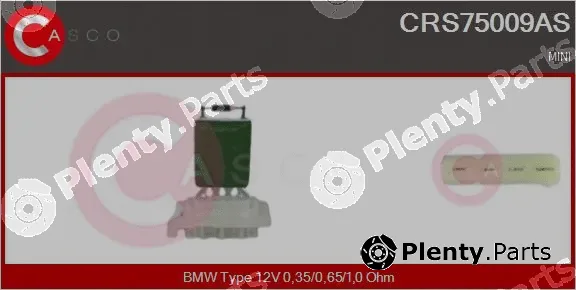 Casco CRS75009AS — Resistor, interior blower
