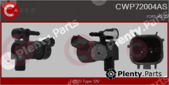 Casco CWP72004AS — Washer Fluid Pump, window cleaning