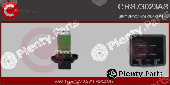 Casco CRS73023AS — Resistor, interior blower