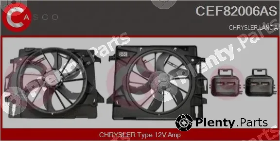 Casco CEF82006AS — Electric Motor, radiator fan
