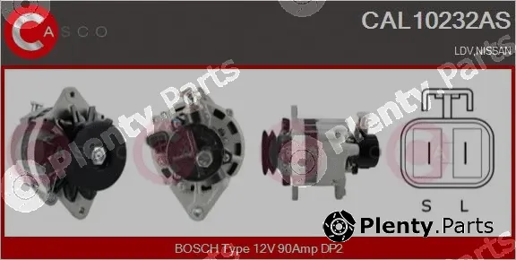Casco CAL10232AS — Alternator