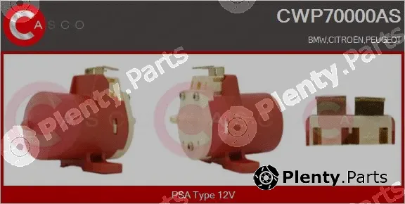 Casco CWP70000AS — Washer Fluid Pump, window cleaning
