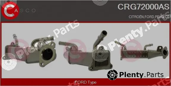 Casco CRG72000AS — Cooler, exhaust gas recirculation