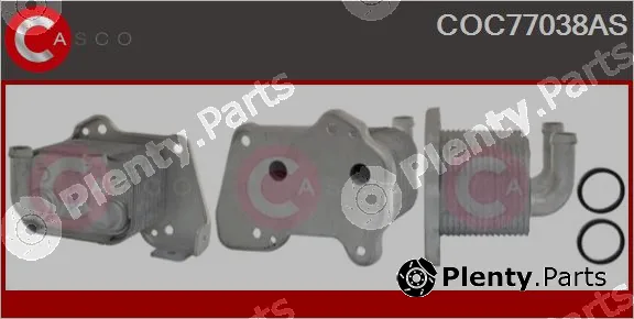 Casco COC77038AS — Oil Cooler, engine oil
