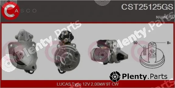 Casco CST25125GS — Starter