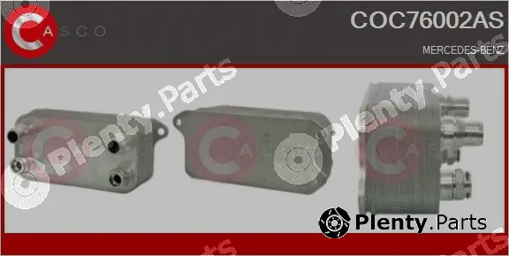 Casco COC76002AS — Oil Cooler, engine oil