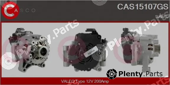 Casco CAS15107GS — Alternator, starter