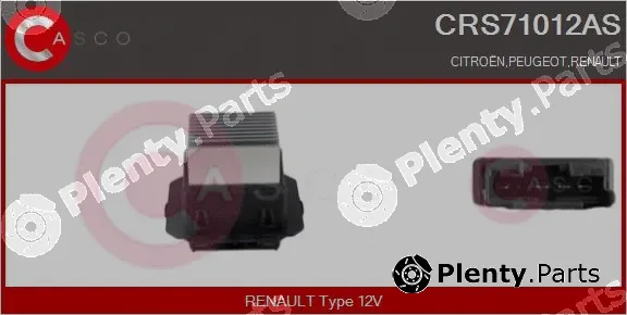 Casco CRS71012AS — Resistor, interior blower