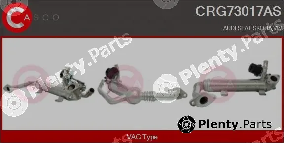 Casco CRG73017AS — Cooler, exhaust gas recirculation